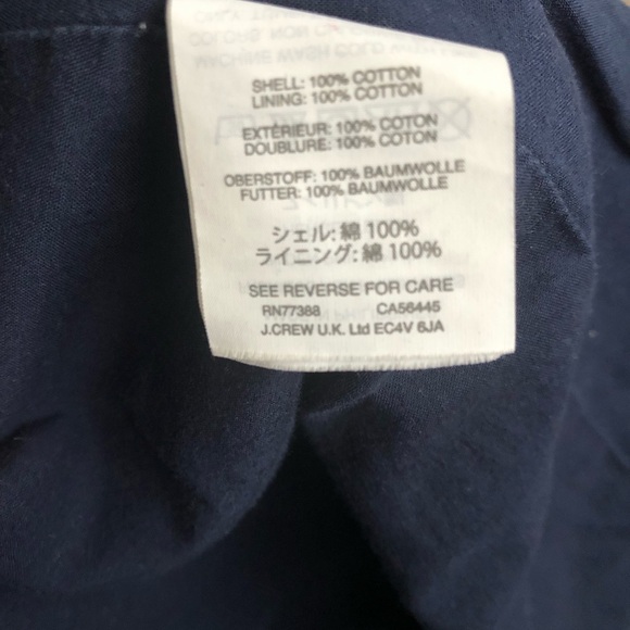 J. Crew Navy Vintage Clip-Dot Midi Skirt - Picture 6 of 6